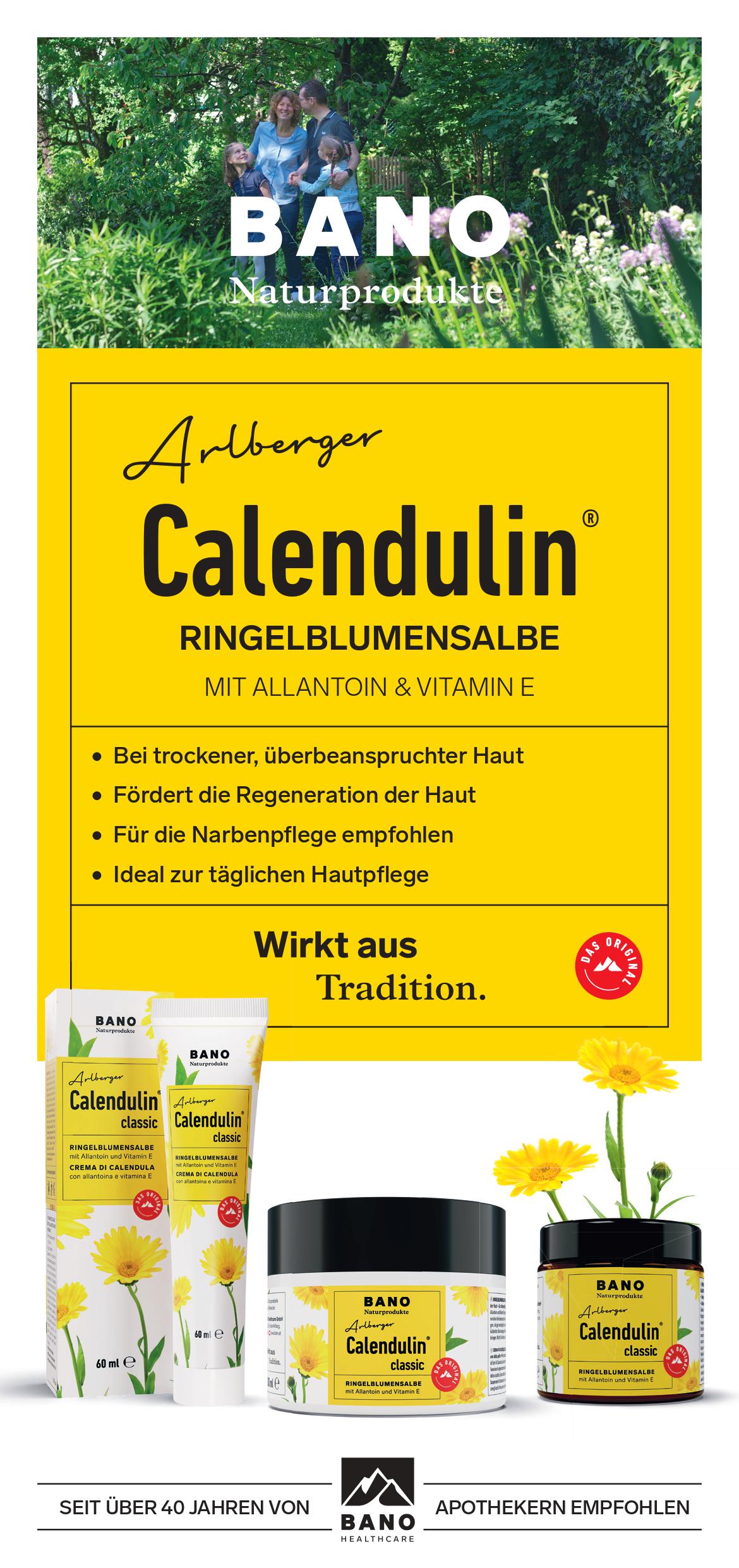 Pomata classica alla calendula di Arlberg Calendulin Classic